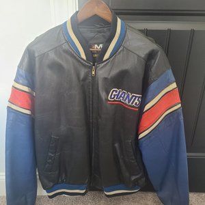 Vintage NY Giants Leather Jacket